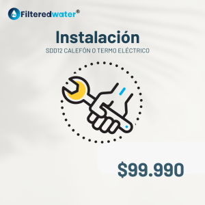 Instalación SDD12 calefón