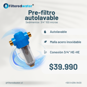 Pre-filtro autolavable